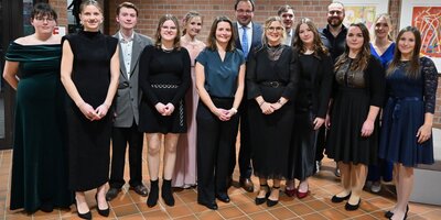 Gruppenbild der Jahrgangsbesten