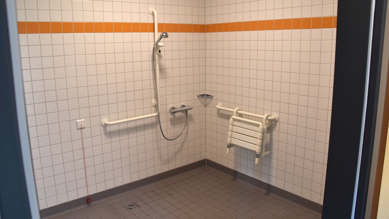  Barrierefreie Dusche im Gästehaus 3