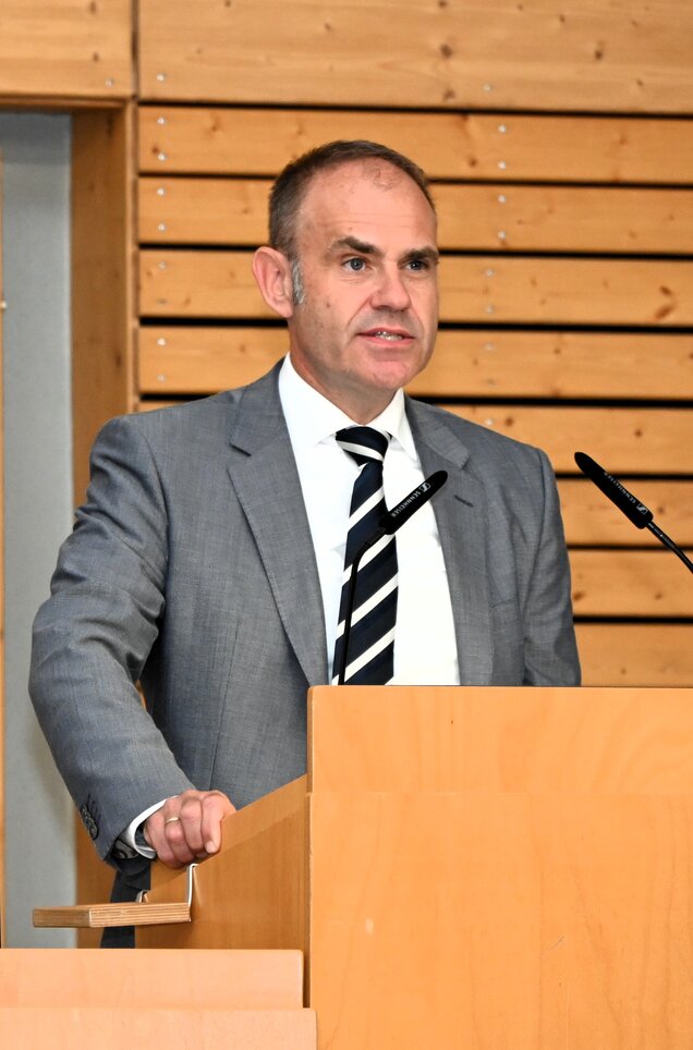 Herr Andreas Koch, Vizepräsident des BayLfSt